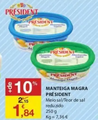 E.Leclerc Manteiga Magra Président 250g promoção