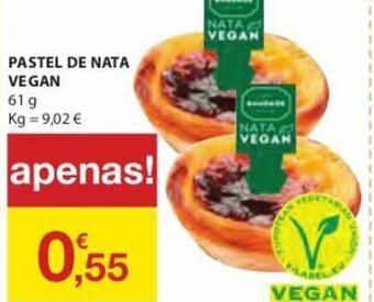 Pastel de Nata Vegan 61g