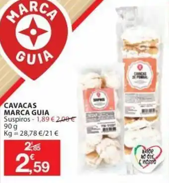 E.Leclerc Cavacas Marca Guia 90g promoção
