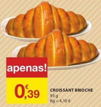 E.Leclerc Croissant Brioche 95g promoção