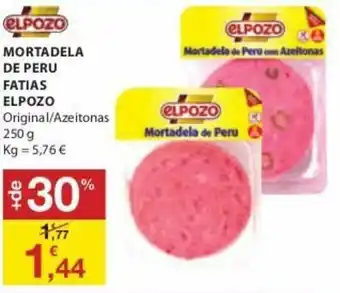 Mortadela de Peru Fatias Elpozo 250g
