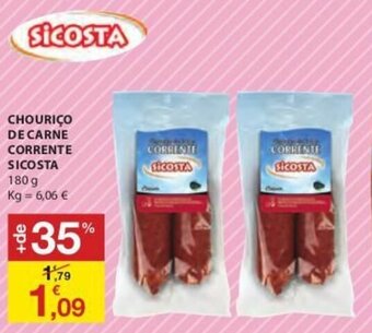 E.Leclerc Chouriço de Carne Corrente Sicosta 180g promoção