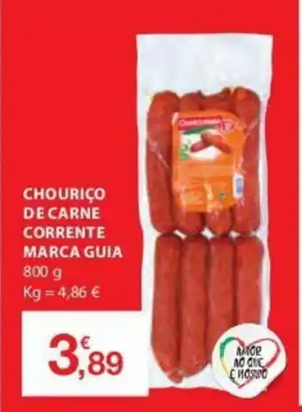 Chouriça de Carne Corrente Marca Guia 800g