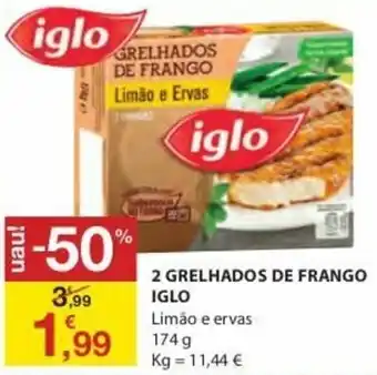 E.Leclerc 2 Grelhados de Frango Iglo 174g promoção