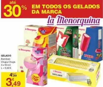 Gelado Bombom Chupa Chups 4 x 90ml
