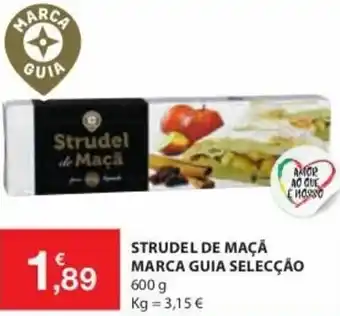 E.Leclerc Strudel de Maçã Marca Guia Selecção 600g promoção