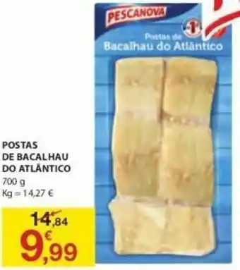 Postas de Bacalhau do Atlántico Pescanova 700g