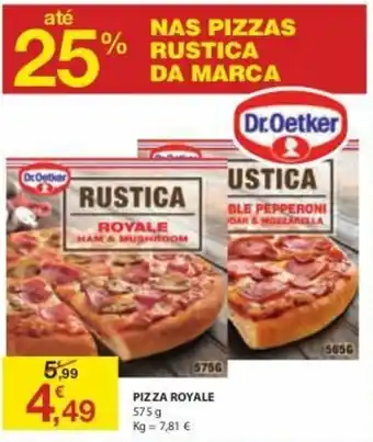 E.Leclerc Pizza Royal D.Oetker 575g promoção