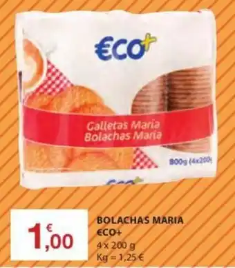 Bolachas Maria Eco+ 4 x 200g