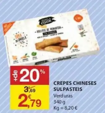E.Leclerc Crepes Chineses Sulpasteis 340g promoção