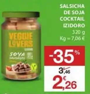 E.Leclerc Salsichas de Soja Izidoro 320g promoção