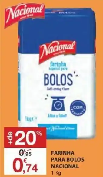 E.Leclerc Farinha para Bolos Nacional 1kg promoção