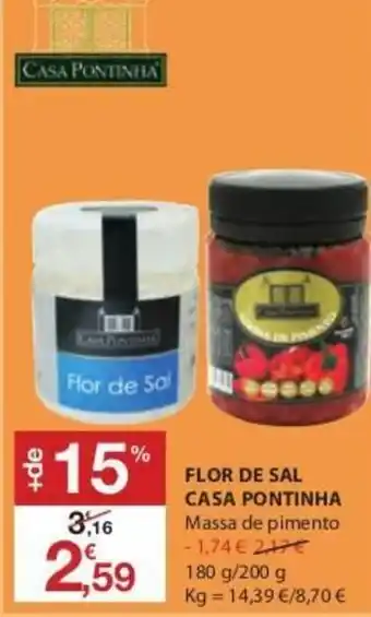 E.Leclerc Flor de Sal Casa Pontinha 180g/200g promoção