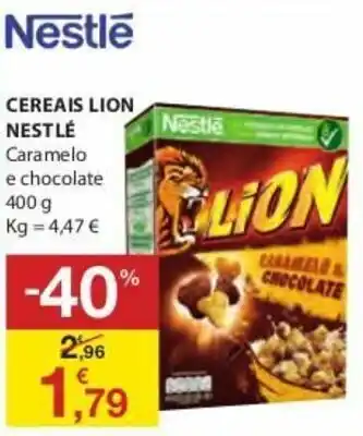 E.Leclerc Cereais Lion Nestlé 400g promoção