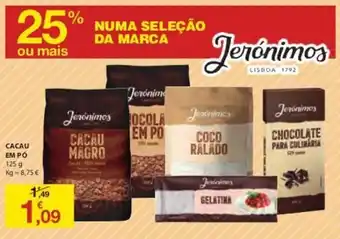 E.Leclerc Cacau Em Pó Jerónimos promoção