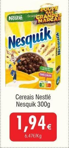 Froiz Cereais nesquik promoção