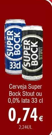 Froiz Lata de cerveja super bock promoção