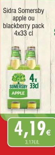 Froiz Sidra somersby promoção
