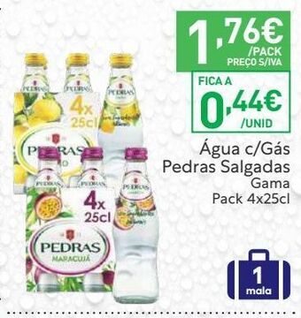 Recheio Água com gás pedras salgadas promoção