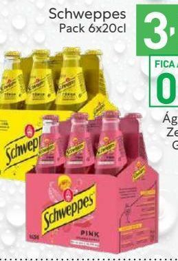 Recheio Refrescos schweppes promoção