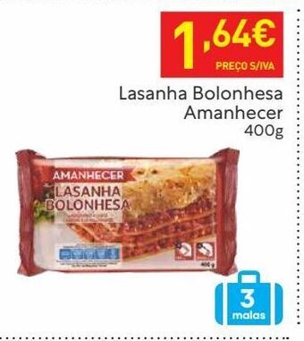 Recheio Lasanha à bolonhesa amanhecer promoção
