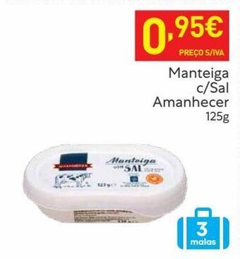 Recheio Manteiga amanhecer promoção