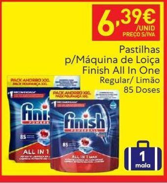 Recheio Detergente finish promoção