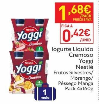 Recheio Iogurte yoggi promoção