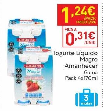 Recheio Iogurte amanhecer promoção