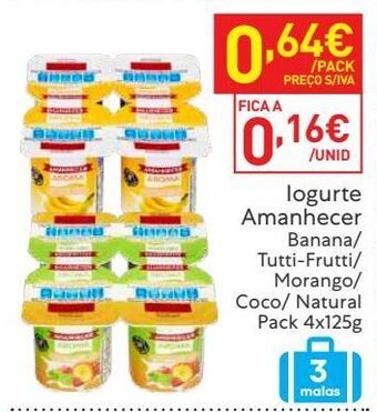 Recheio Iogurte amanhecer promoção