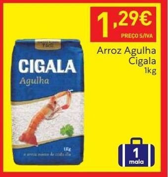 Recheio Arroz agulha cigala promoção