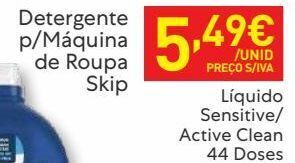 Recheio Detergente skip promoção