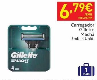 Recheio Barbear gillette promoção