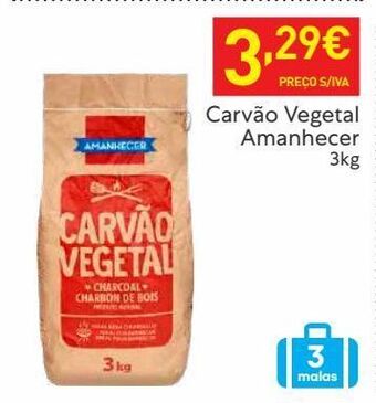 Carvão vegetal amanhecer