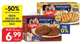 Minipreço Hambúrguer iglo promoção