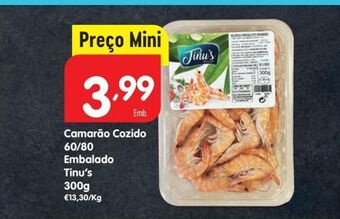 Minipreço Camarão cozido promoção