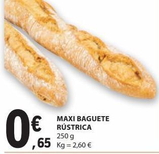 E.Leclerc Baguette promoção