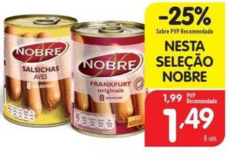 Minipreço Salsicha nobre promoção