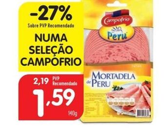 Minipreço Mortadela de peru campofrio promoção