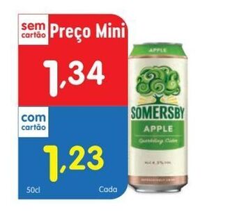 Minipreço Sidra somersby promoção
