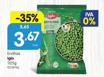 Minipreço Ervilhas verdes iglo promoção