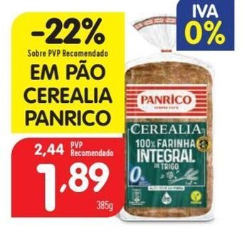 Minipreço Pão de forma panrico promoção