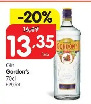 Minipreço Gin gordon's promoção