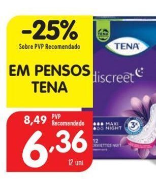 Minipreço Absorvente tena promoção