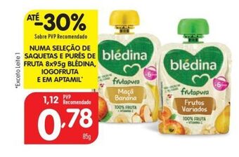 Minipreço Polpa de frutas blédina promoção