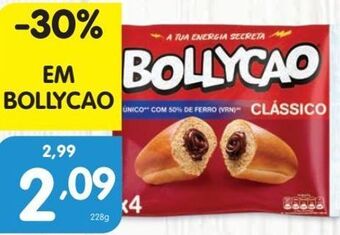 Minipreço Pão doce com chocolate bollycao promoção