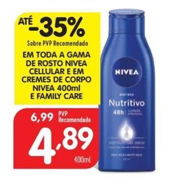 Minipreço Creme facial nivea promoção