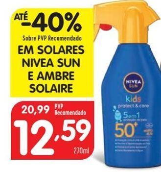 Minipreço Protetor solar nivea sun promoção