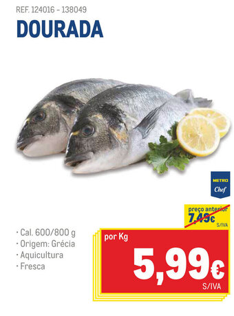 Makro DOURADA promoção