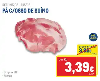 Makro PÁ C/OSSO DE SUÍNO promoção